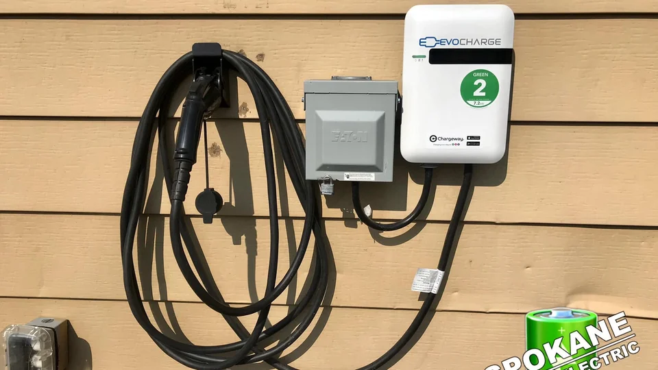 Eaton electrical disconnect and 240V dedicated EV circuit installation